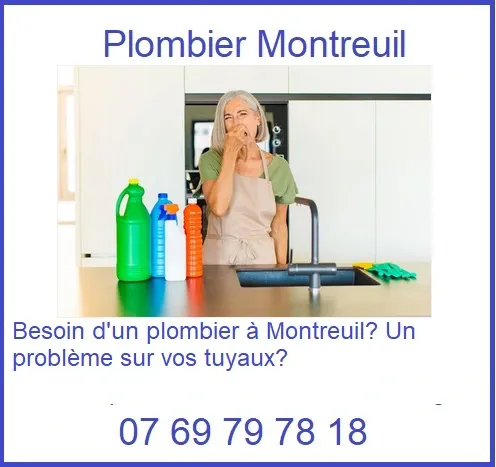 Besoin d'un plombier à Montreuil? Un problème sur vos tuyaux?